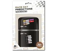 Formula 1 Race Day Prediction Fridge Magnets Game | 40+ F1-Themed Magnets for Fans | Racing Gift Present