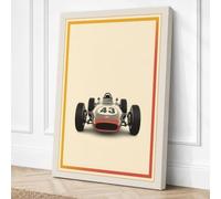 Formula 23 Racing Vintage Canvas Wall Art Print 18x12 Inch (46 x 30 cm)