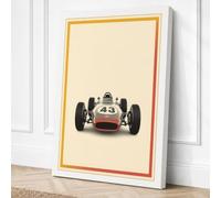 Formula 23 Racing Vintage Canvas Wall Art Print 24x16 Inch (61 x 41 cm)
