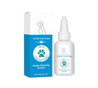 Formula Clinical Care Ear Therap Cat And Dog Ear Cleaner To Help Soothe Itchiness And Cleans The Ear Canal From Debris And Buildup That May Cause 60ml BZa240 (Blue, 11.2x3.8cm)