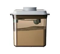 Formula Container | 1700ml Airtight Food Container - Travel Formula Dispenser with Scoop | for Nursery Car Trip Home Kitchen Pantry