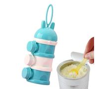 Formula Container for Travel,3 Layers Snack Storage Container - Portable Formula Box, Non-Spill Milk Powder Container, Milk Can