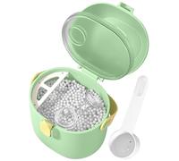 Formula Container, Portable Snack Divider Organizer for Mother, Hygienic Spill Resistant Storage with Scoop, Milk Holder for Travel, Outdoor, School, Picnic and Beach, 3.94x2.36x5.12 Inches