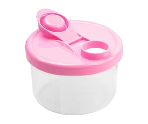 Formula Container to Go - Snack Case for Feeding | 300ml BPA Free Resin with 3 Compartments, Divider Kindergarten Travel, Roadtrip Outdoor for Camping Nursery Trips