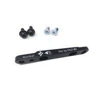 Formula Flatmount Disc Brake Caliper Adapter 140-160 mm Black
