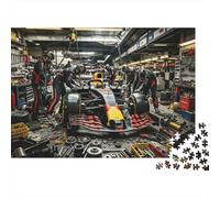 Formula Jigsaw Puzzles 1000 Piece Recycled Pit Stop Puzzle for Adults Puzzle Game Props Impossible Hard Difficult Challenging Fun Game 38x26cm/1000pcs