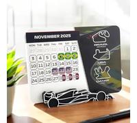 Formula One Calendar, F1 Advent Calendar 2025, Formula One Calendar 2025, Experience The Thrill of Racing, 2025 Racing Calendar With Track Design, Gifts for F1 Fans & Motorsports Enthusiasts (A)