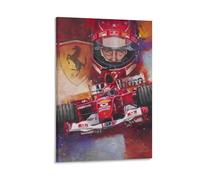 Formula One F1 Driver Poster Michael-Schumacher 31 Wall Art Poster Scroll Canvas Painting Picture Living Room Decor Home 08x12inch(20x30cm)
