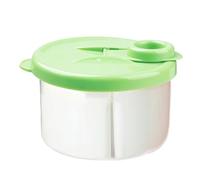 Formula Powder Dispenser, 300ml Milk Formula Container to Go, Divided Milk Powder Holder with 3 Compartment, Formulas Holder Storage Containers, for Daily Nursery Outgoing Vacation Walking Strolling