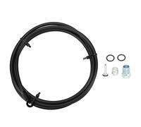 Formula R1 R1R RR1 Bike Brake Hose, Hydraulic Disc Brake Hose Kit, High Pressure Nylon Oil Tube with Aluminum Alloy Fittings, DIY Colorful Connection Inserts for Mountain Bike and (Black)