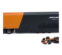 Bburago F1 Formula 1 MCLAREN RACING TRANSPORTER MCL38 (2024) NORRIS - 1:43 Scale - Incredibly Detailed Die-Cast Replica Collectible Vehicle Model