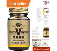 Formula VM-2000 Multivitamin Tablets, 30 Count - , Gluten-Free, Antioxidant