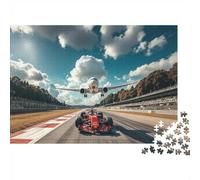 Formulaa Race Jigsaw Puzzle 1000 Pieces Recyclable Paper A380 Adult Jigsaws Party Game Props Developing Boy & Girl‘s Intelligence Educational 70x50cm/1000pcs