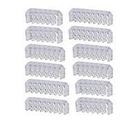 Formulamod Cable Comb Kit for PSU Cable,Includes 4 x 16 P + 4 x14 P + 4 x 12 P Sleeve Management Tools Wire Organizer Comb Computer Case Water Cooling Cable Organizer (Kit C, Transparent)