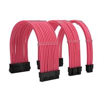 Formulamod Sleeve Extension Power Supply Cable Kit 18AWG ATX 24P+ EPS 8-P+PCI-E8-P with Combs for PSU to Motherboard/GPU