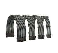 Formulamod Sleeve Extension Power Supply Cable Kit 18AWG ATX 24P+ EPS 8-P+PCI-E8-P with Combs for PSU to Motherboard/GPU (Grey)