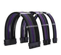 Formulamod Sleeve Extension Power Supply Cable Kit 18AWG ATX 24P+ EPS 8-P+PCI-E8-P with Combs for PSU to Motherboard/GPU Fm-NCK3