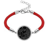 Formulas Science Calculus Lucky Red String Bracelet Rope Bracelet Handmade