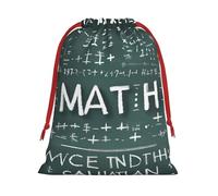 Formulas Shapes Theory Math Christmas Drawstring Bags Gift Wrapping Bag Small Gifts Candy Jewelry Wedding Wrap Bag