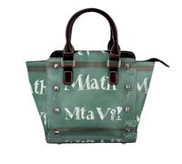 Formulas Shapes Theory Math Lesson -Print Leather Crossbody Bag With Rivets, Adjustable Strap, Multiple Pockets For Women, School Office Travel.