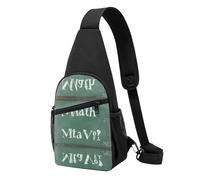 Formulas Shapes Theory Math Lesson -Print Waterproof Chest Pack for Hiking & Travel-Adjustable Strap,Lightweight Design with Multiple Pockets.