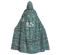 Formulas Shapes Theory Math Lesson Word Hooded Cloak Hooded Robe Halloween Christmas Witch Vampires Grim Reaper Costume Cosplay Party