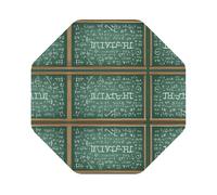 Formulas Shapes Theory Math Lesson Word Leather Coasters Set Premium Pvc Double Sided Coasters For Home Office Kitchen Includes 4pcs 10x10cm Designs