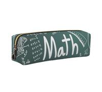 Formulas Shapes Theory Math Lesson Word Print Adults Pencil Case Pouch Stationery Organizer Office Travel Supply Accessory