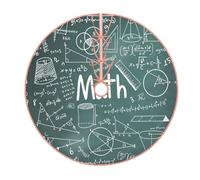 Formulas Shapes Theory Math Lesson Word Print Christmas Tree Skirt,Christmas Decoration,For Winter New Year'S Holiday Parties.