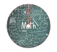 Formulas Shapes Theory Math Lesson Word Print Christmas Tree Skirt,Christmas Decoration,For Winter New Year'S Holiday Parties.