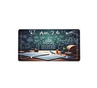 Formulas Shapes Theory Math Lesson Word -Print Four-Hole License Plate Holder With Custom Designs - Weather Resistant & Easy Fit For Front/Rear Vehicles
