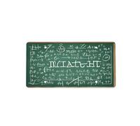 Formulas Shapes Theory Math Lesson Word -Print Four-Hole License Plate Holder With Custom Designs - Weather Resistant & Easy Fit For Front/Rear Vehicles