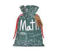 Formulas Shapes Theory Math Lesson Word Print Gift Versatile Bags Reusable Drawstring Festive Pouches For Party Favors Season