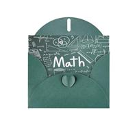 Formulas Shapes Theory Math Lesson Word Print Greeting Cards With Envelopes,Holiday,Birthday,Wedding,And All Occasions