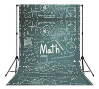 Formulas Shapes Theory Math Lesson Word Print Portable Photo Backdrop 5x7ft Background Drop For Photo Photoshoot Backdrop For Content Creator