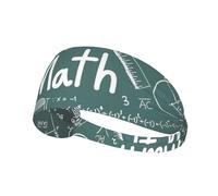 Formulas Shapes Theory Math Lesson Word Print Ultra-Soft Elastic Headband for Women Men Headwear for Gifts Gym Cycling Hiking