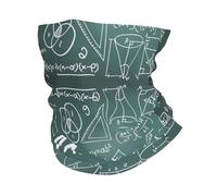 Formulas Shapes Theory Math Lesson Word Print Windproof Neck Gaiter, Warmer Scarf Breathable Half-Face Mask Ski Mask Unisex For Outdoor
