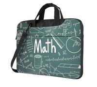 Formulas Shapes Theory Math Lesson Word Print Women Men Stylish Laptop Bag Portable Notebook Shoulder Bags Office Work Travel