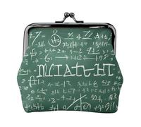 Formulas Shapes Theory Math Lesson Word - Print Women's Compact Coin Purse with Lock Waterproof for Travel Gifts