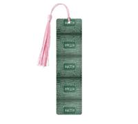 Formulas Shapes Theory Math Lesson Word -Print Wooden Bookmarks with Tassel for Readers and Book Lovers - Artistic Handmade Gifts for Teachers Colleagues Office Desk Decor.