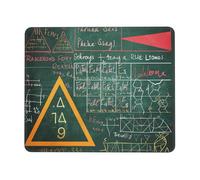 Formulas Shapes Theory Math Lesson Word Printed Gaming Mouse Pad 10.3x8.3 Inches, Non-Slip Rubber Base Laptop Mousepad Desk Mat with Stitched Edges for Gamer, Office, Home