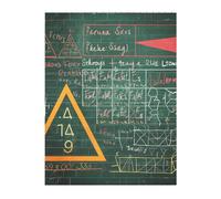 Formulas Shapes Theory Math Lesson Word Printed Jigsaw Puzzle 16.7x22.3 CM, Rectangular Puzzle Challenging Game for Adults Gifts, Family Fun Decorative Wall Decor