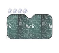 Formulas Shapes Theory Math Lesson Word Printing Upgrade Car Windshield Sun Shade Protect Car from Sun Rays Heat Damage,Vehicle Accessories