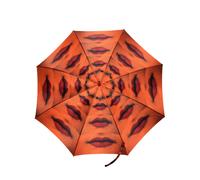 Fornasetti abstract-print umbrella - Orange One Size