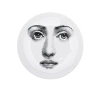 Fornasetti Lina Cavalieri-print wall plate - White One Size