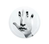 Fornasetti Lina Cavalieri-print wall plate - White One Size