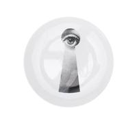 Fornasetti Lina Cavalieri-print wall plate - White One Size