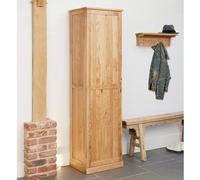 fornatic tall wooden shoe storage cabinet in mobel oak