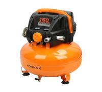 FORNAX Pancake Air Compressor with two couplers, 6 Gallon Portable Electric air compressor, 150 PSI, Oil -Free