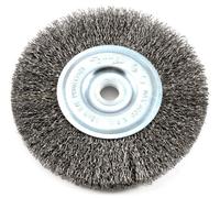 Forney 72741 Wire Wheel Brush, Coarse Crimped with 1/2-Inch Through 5/8-Inch Arbor, 5-Inch-by-.012-Inch